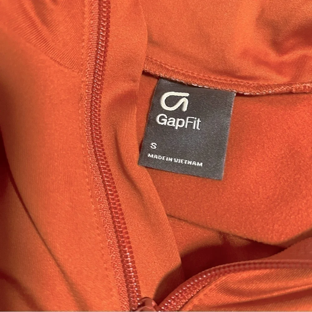 Gap Fit Boys Small Burnt Orange Track Jogger Set with Pockets and Drawstring EUC